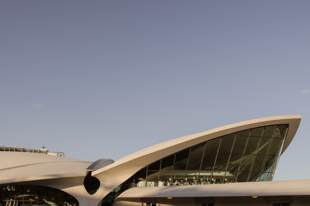 New York Jets Explore the architectural marvel of the TWA Flight Center at New York's JFK Airport.